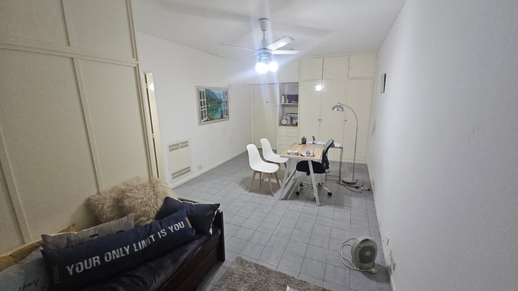 1 amb en venta en zona de Alto Palermo, apto prof. Sobre Av. Santa Fe. Interno.