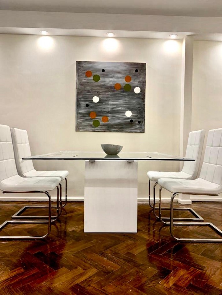 3 amb con patios en Recoleta, en venta. Bño y toilette, baulera