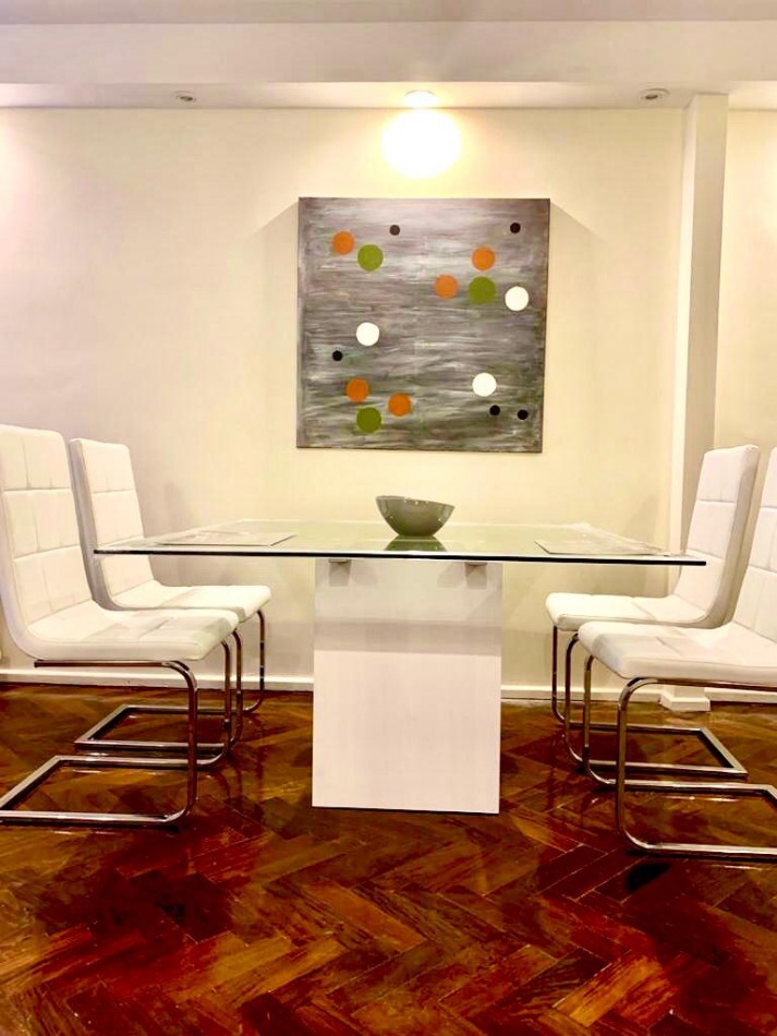 3 amb con patios en Recoleta, en venta. Bño y toilette, baulera