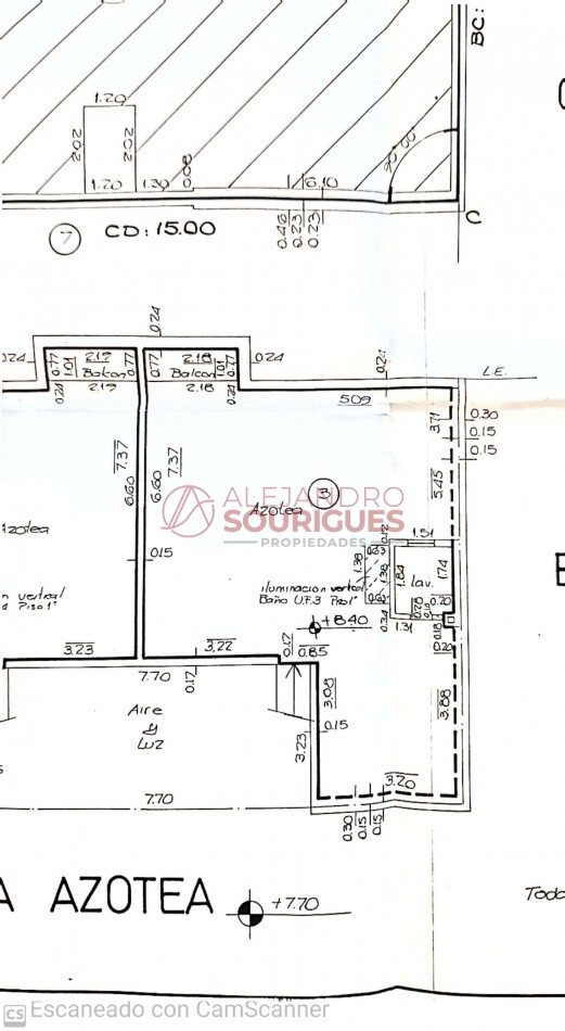 Villa Urquiza. PH 125 m2. Living, 4 dorm, 2 baños,TERRAZA, PARRILLA