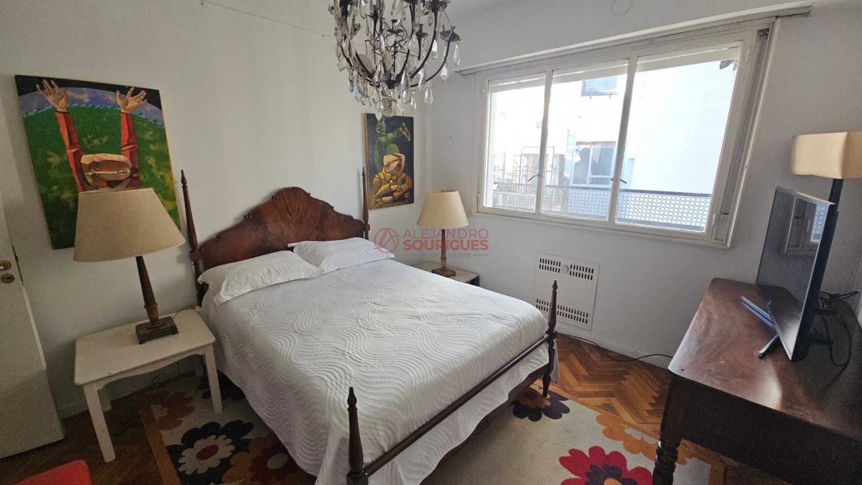 Retiro. S/piso 3 ambientes con dep serv. en alquiler, amoblado y equipado. 79m2