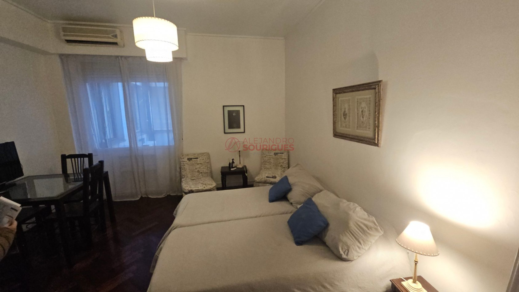 1 amb en alquiler, amoblado y equipado en Recoleta
