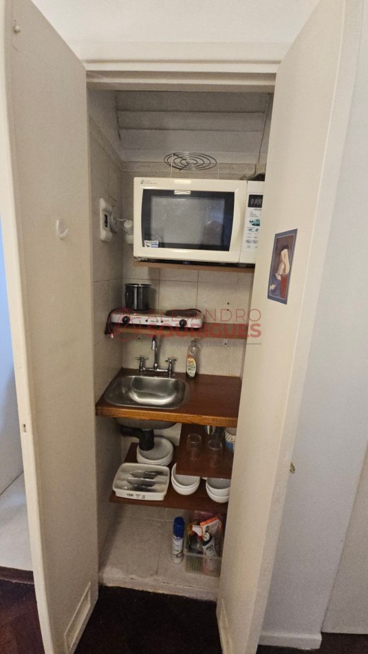 1 amb en alquiler, amoblado y equipado en Recoleta