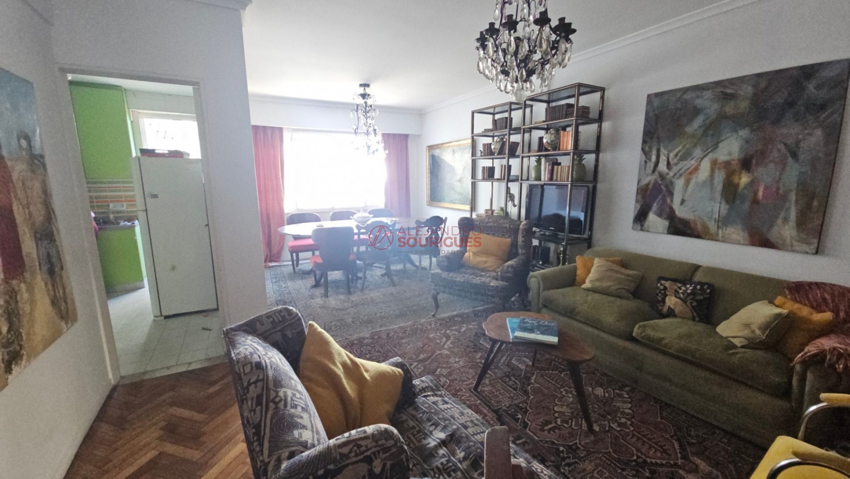 Retiro. S/piso 3 ambientes con dep serv. en alquiler, amoblado y equipado. 79m2