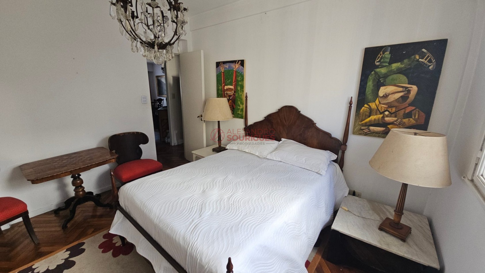 Retiro. S/piso 3 ambientes con dep serv. en alquiler, amoblado y equipado. 79m2