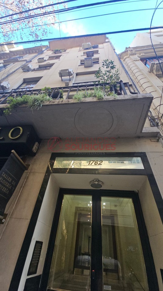 1 amb en alquiler, amoblado y equipado en Recoleta