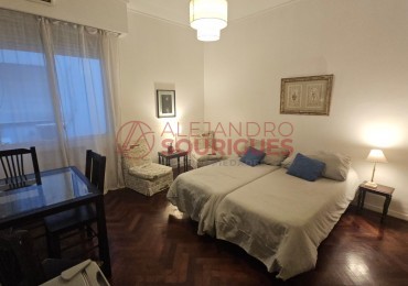 1 amb en alquiler, amoblado y equipado en Recoleta
